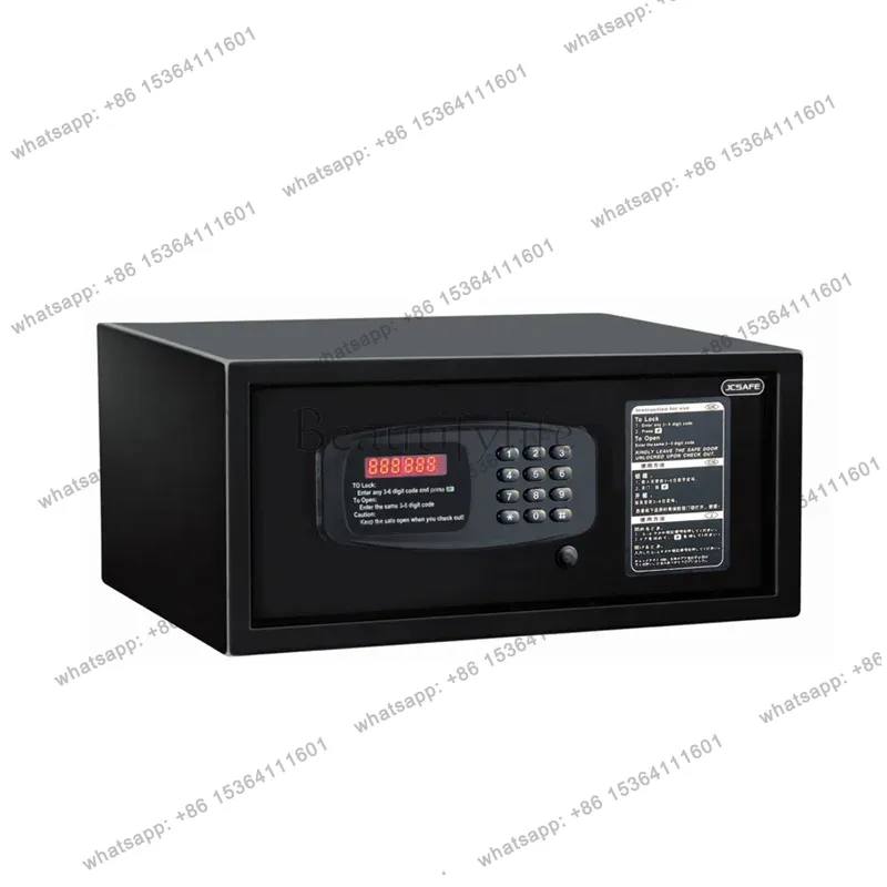 Home Security America - Caja fuerte LJY con llave, compartimento