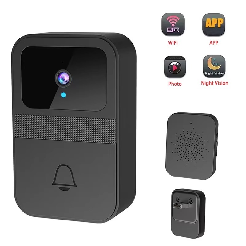 Home Security Front Door Camera - Timbre con cámara para puerta, timbre