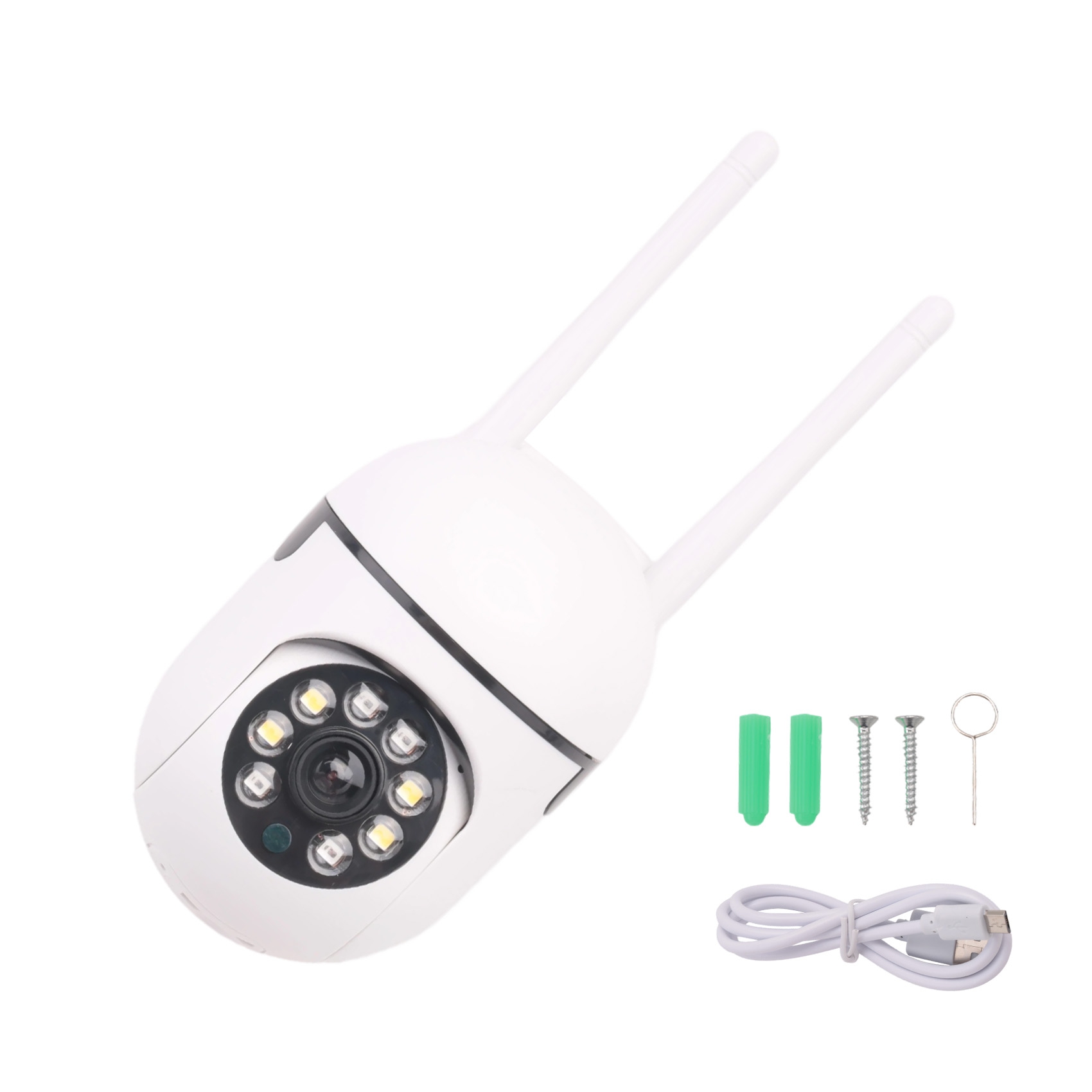 Home Security Flood Lights - Cámara de Seguridad WiFi DT23 1080P
