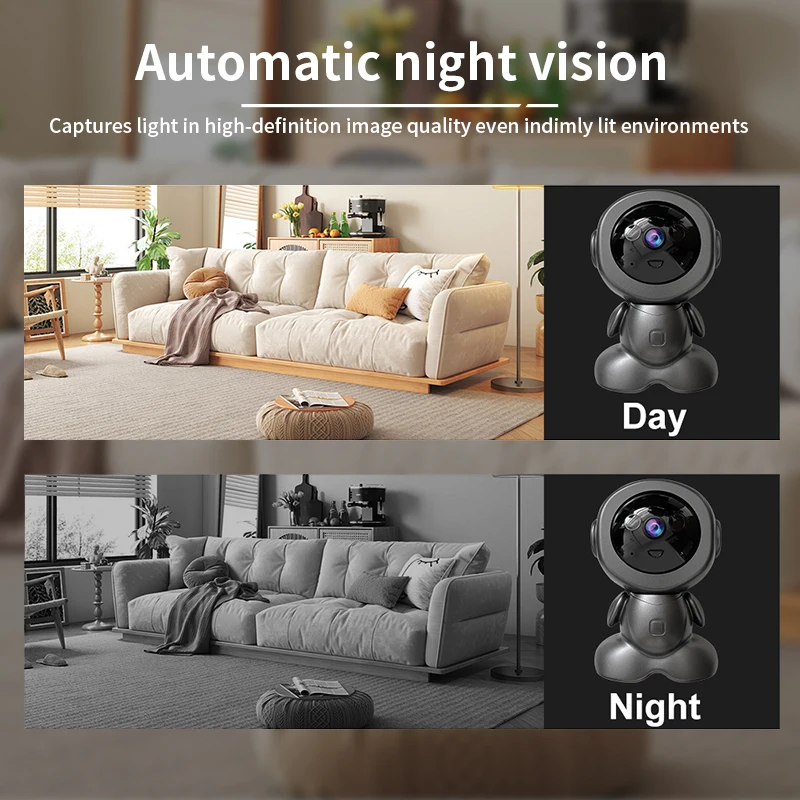 Cámara de Vigilancia WiFi de 8 - Home Security Robots reseña y precio