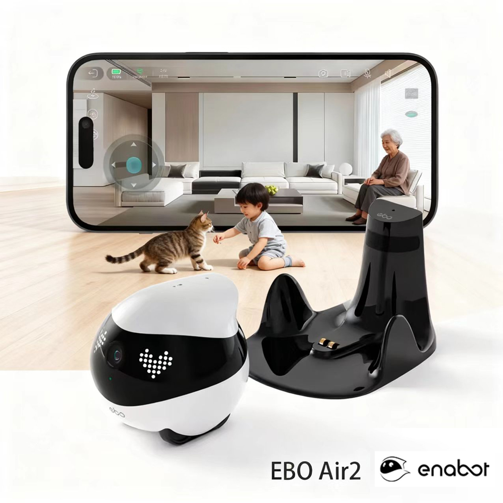 Enabot EBO AIR 2 Robot compañe - Home Security Robots reseña y precio