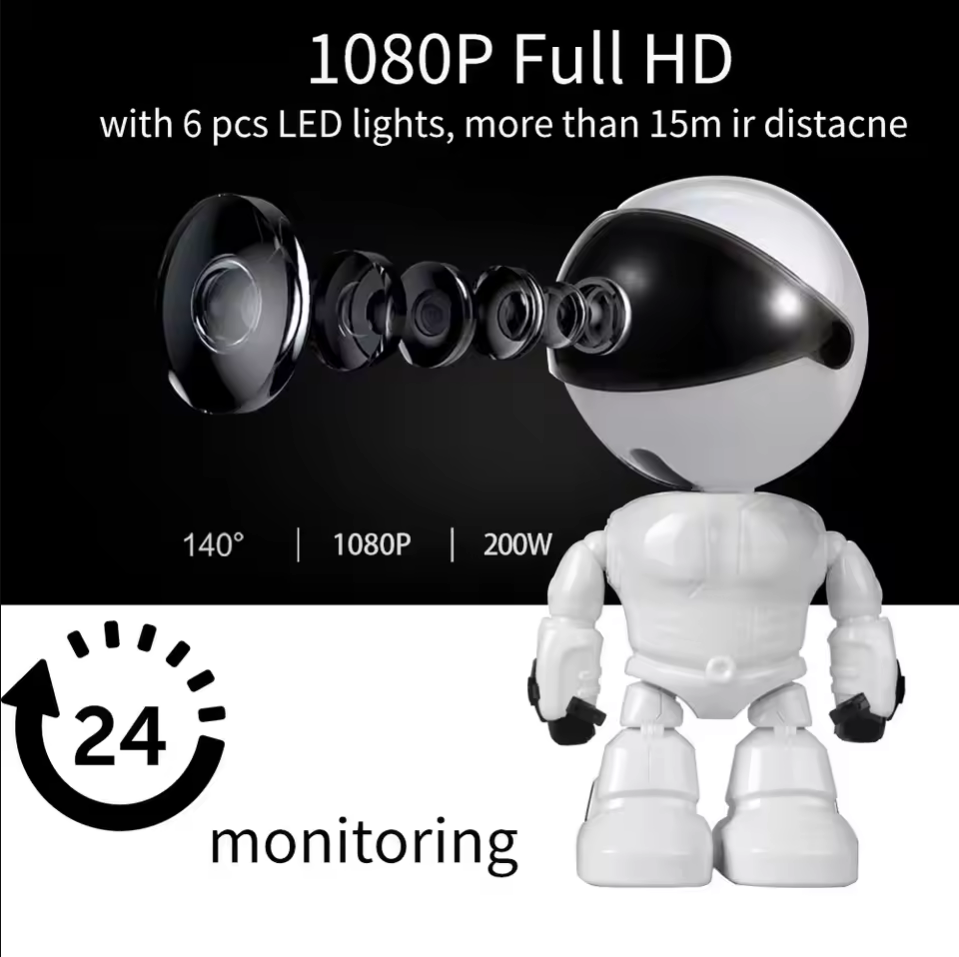 Robot inteligente WiFi Cámara  - Home Security Robots reseña y precio