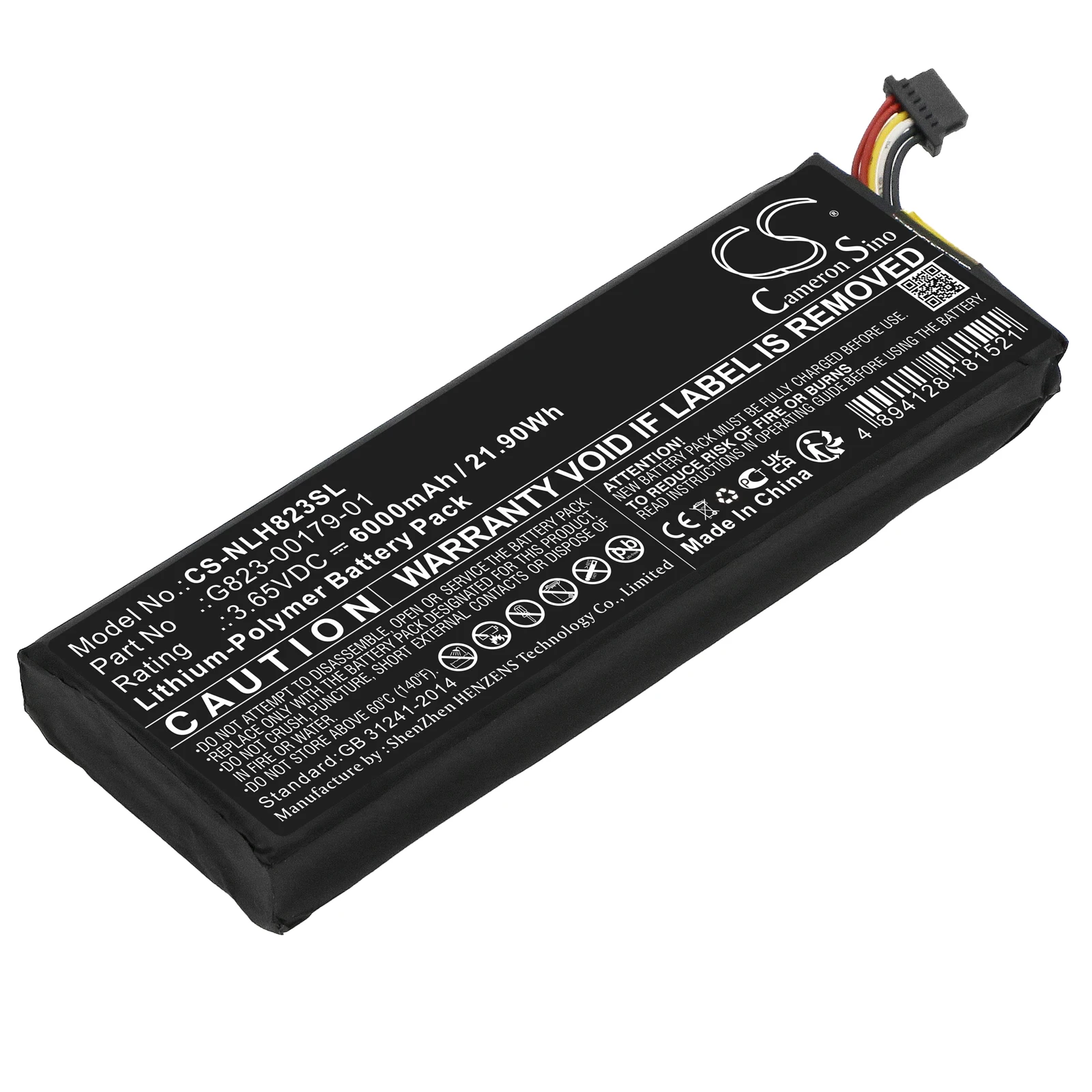 CameronSino Batería de polímer - Home Security Battery Replacement reseña y precio