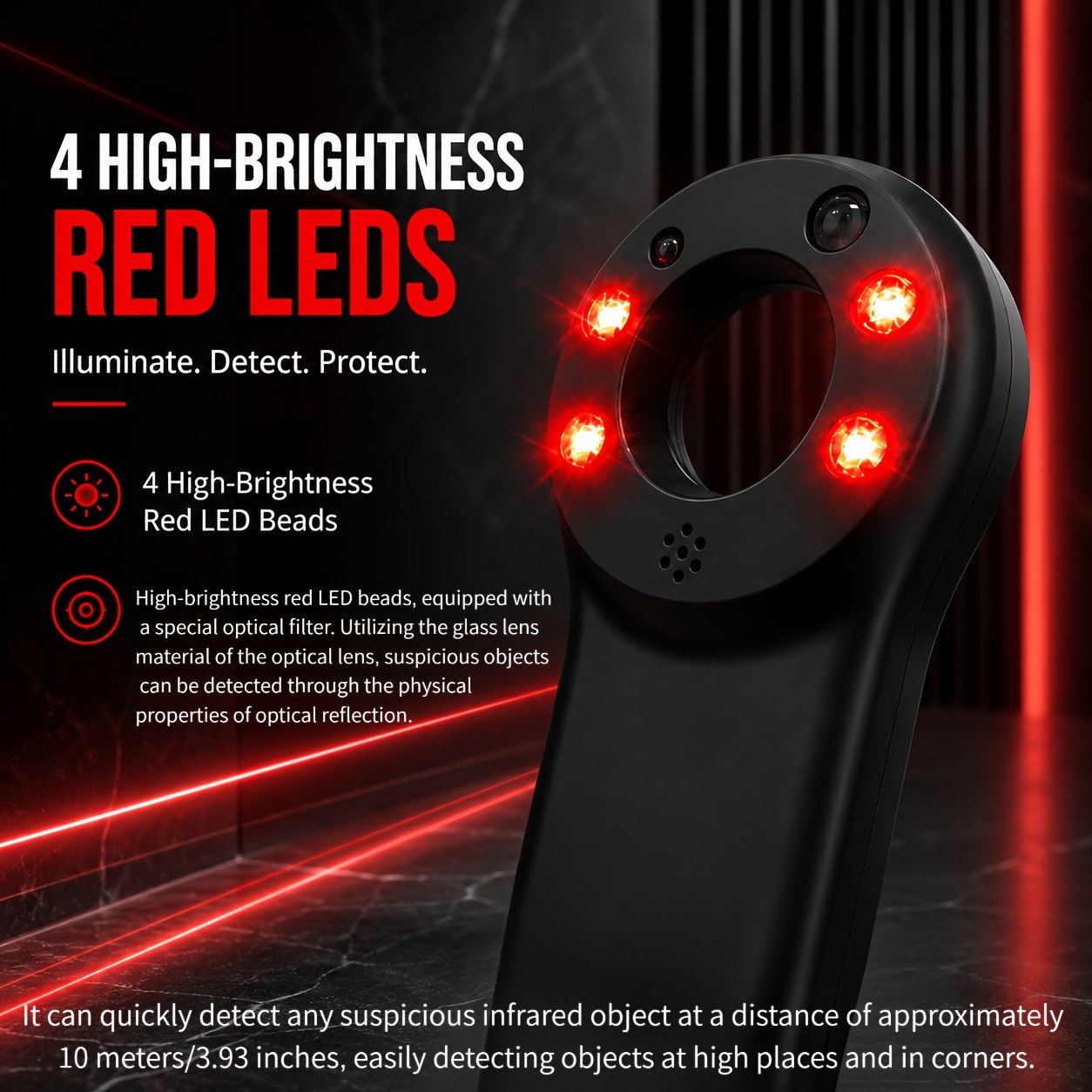 Tafdiur, detector de cámaras o - Home Security Front Door Camera reseña y precio