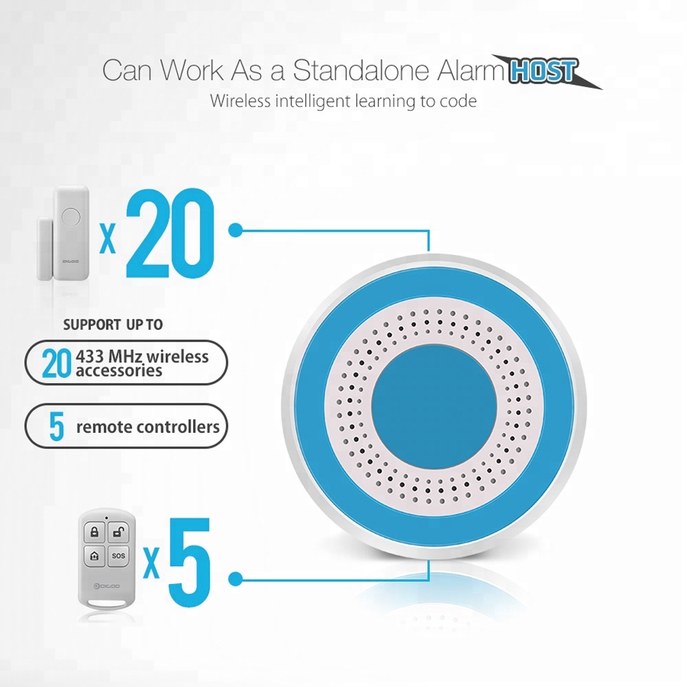 Alarma de sirena inalámbrica p - Sim Gsm Alarm reseña y precio