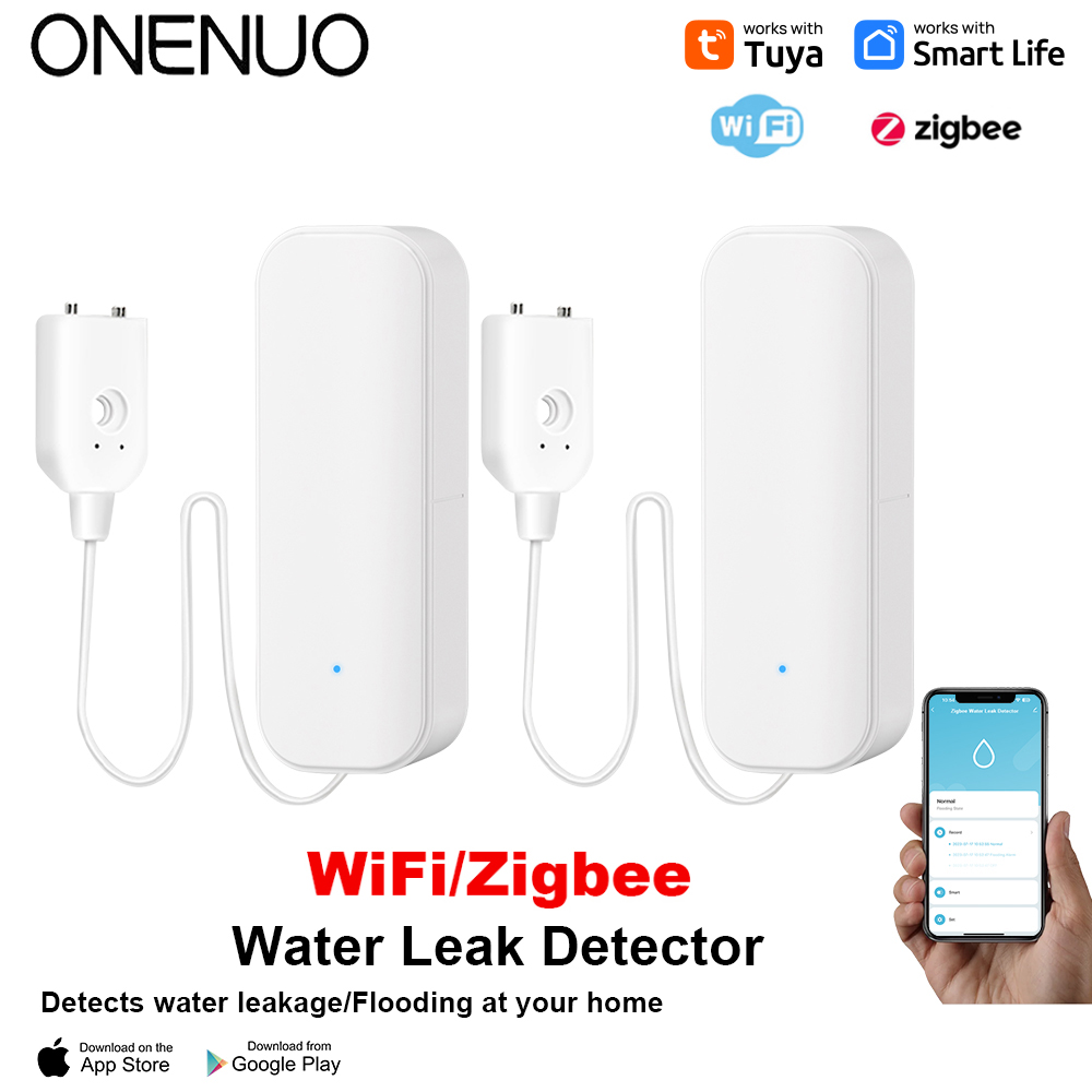 Sensor de agua WiFi/Zigbee, al - Sim Gsm Alarm reseña y precio