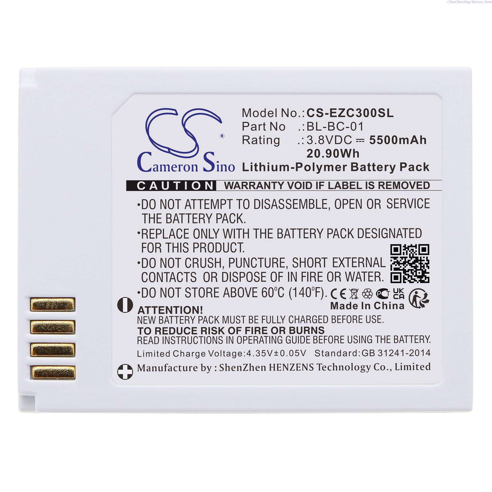 Cameron Sino 3,8 V 5500 mAh ba - Home Security Battery Replacement reseña y precio