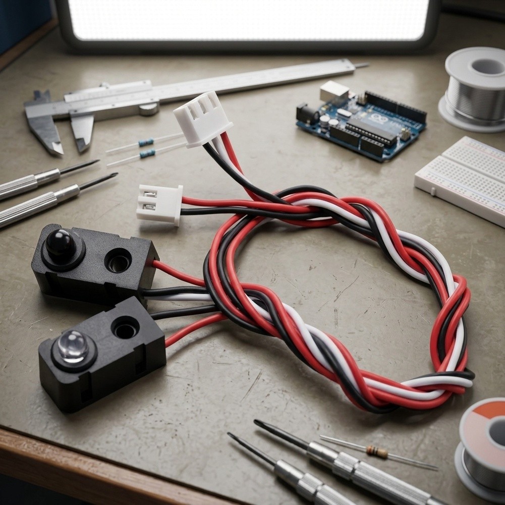 Kit de 4 Sensores de Haz Infra - Home Security Robots reseña y precio