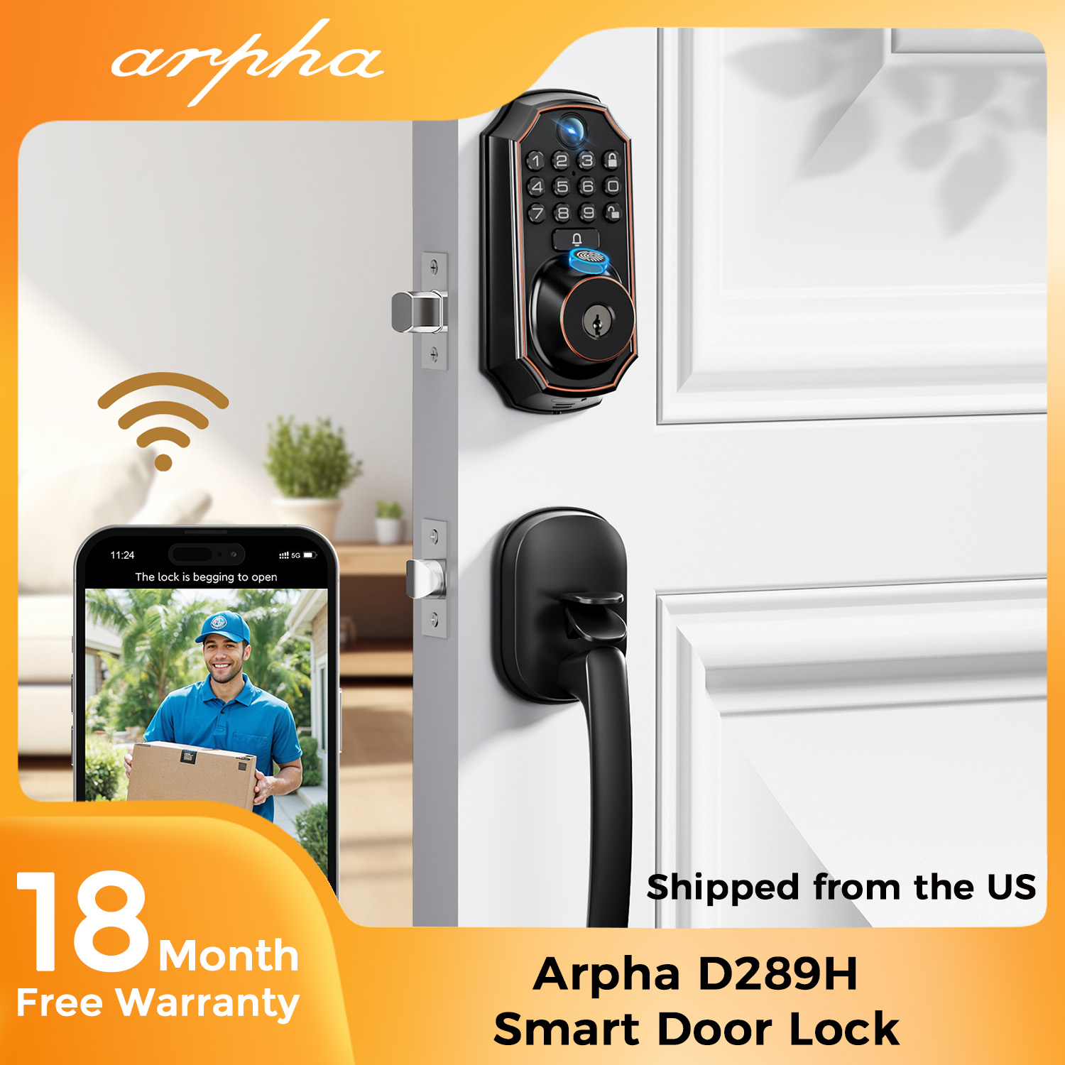 Cerradura Inteligente para Pue - Home Security Front Door Camera reseña y precio
