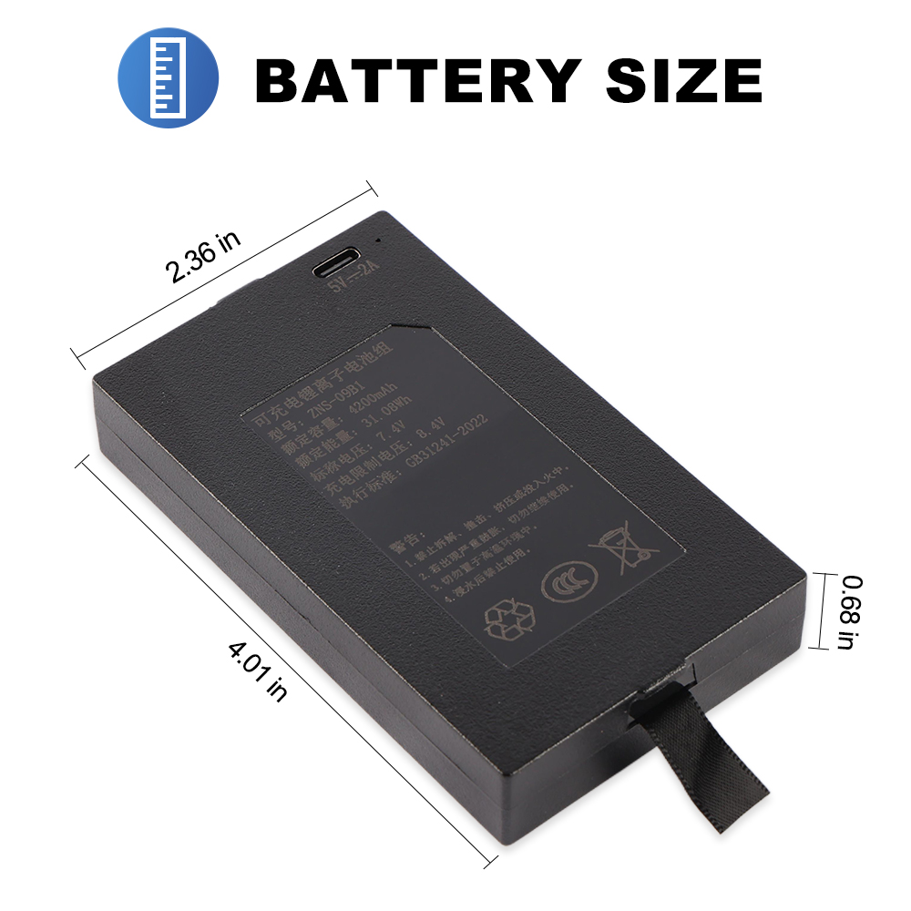 Batería de repuesto ZNS-09B1 d - Home Security Battery Replacement reseña y precio