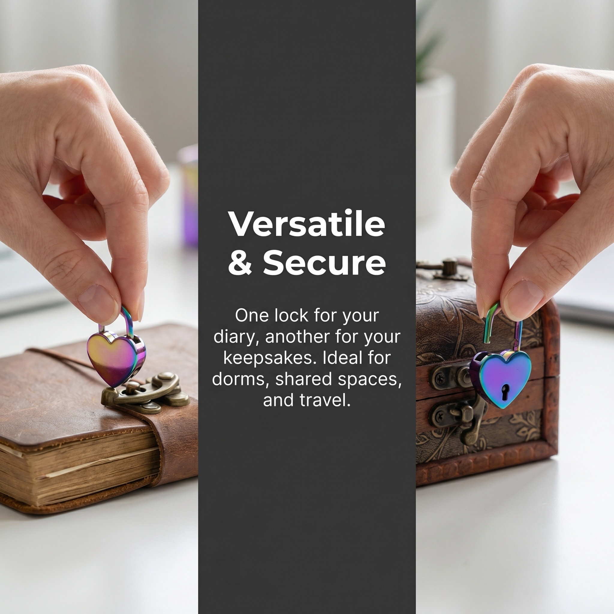Juego de 2 Mini Candados en Fo - Home Security Box reseña y precio