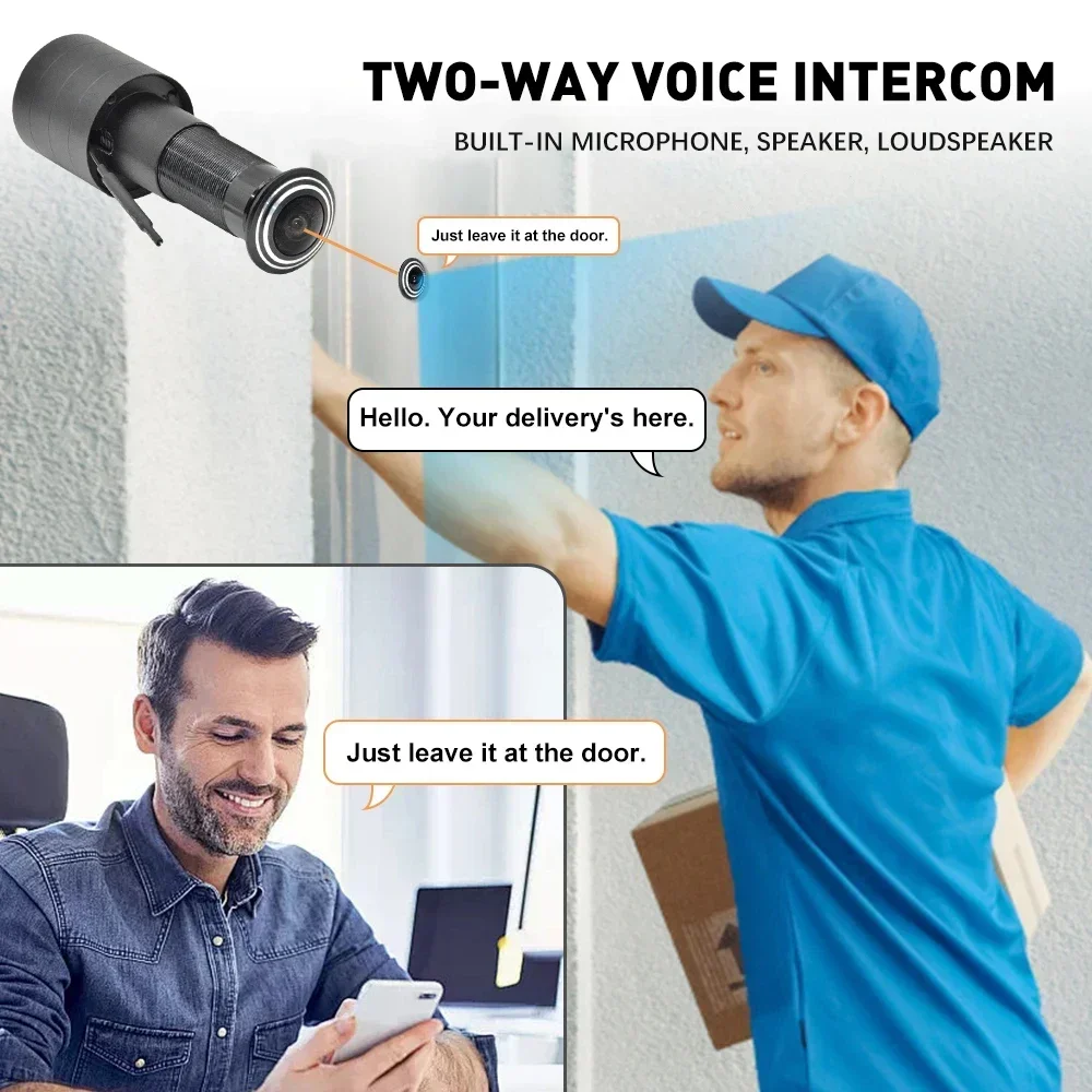 Cámara Wifi PEGATISAN 3MP, Cám - Home Security Front Door Camera reseña y precio